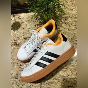 Adidas Grand Court Alpha in the 'White Flash Orange' Colorway Sneakers 9